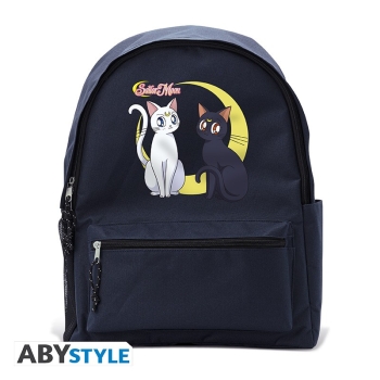 Mit diesem Sailor Moon Rucksack begleiten Sie die Wächter-Katzen Luna und Artemis überall und wachen über Ihre Sachen.